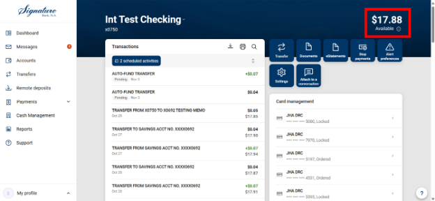 Viewing Current and Last Statement Balances 4